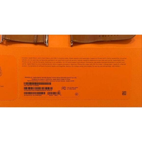 Apple Watch Hermes 41mm Series 7 GPS +  Unlocked